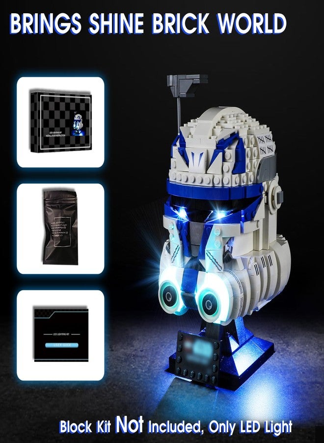 Vaodest مصباح LED من Vaodest لمجموعة خوذة الكابتن ريكس من ليغو 75349، مجموعة نماذج مكعبات البناء، تصميم وتكوين متوافق مع النموذج 75349 (مصباح LED فقط، وليس مجموعة مكعبات البناء). - Image 5